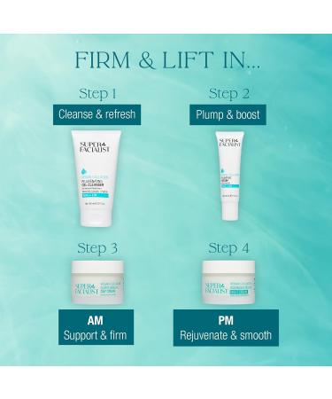 Super Facialist Vegan Collagen Plumping Serum - Hyaluronic Acid Seaweed Copper and Hibiscus extract Firming Smoothing & Plumping face Cream for Youthful Skin 30ml - Buy Online on GoSupps.com