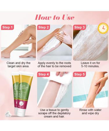 LOPHE 2 PCS Cr me D pilatoire Sans Douleur - Zones Intimes Bikini Visage & Corps - Formule Hypoallerg nique Sans Irritation - Sans Paraben Vegan Cruelty Free - pilation Lisse Longue Dur e - Buy Online on GoSupps.com