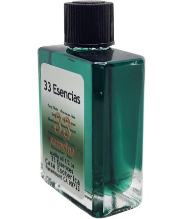 33 Essences Oil (33 Esencias Aceite) Spiritual Anointing Oil by CASA ESOTERICA MAGICK SPACE - Ultimate Spiritual Power - for Protection Healing & Success-0.5 FL OZ (3 Pack) - Buy Online on GoSupps.com