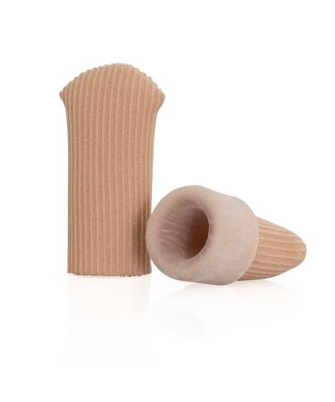 Silicone toe protector with cap | HIGH QUALITY | Toe caps | Pressure protection | Toes | Protection | Cushion | Pack of 2 (S)