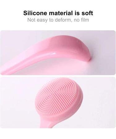 shlutesoy Face Masque Brush Deep Cleaning Non-irritating Skin Care Facial Exfoliator Cleansing Brush for Girl Pink - Buy Online on GoSupps.com