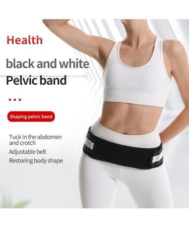 Airshi Pelvic Support Belt | Comfortable & Breathable Abdominal Support for SI Joint - Black - Buy Online on GoSupps.com