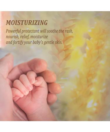 Sion Biotext Baby Diaper Rash A&D Ointment (4oz) - Healing Cream for Dry Irritated Skin, Cuts, Burns - Baby Care Moisturizer & First Aid - Buy Online on GoSupps.com