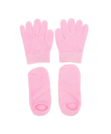 FRCOLOR 2 Pairs Gel Care Kit Mens Gel Lotion for Men Ladies Socks Moisturizing Gloves and Socks Dry Feet Socks Moisture Overnight Socks Women Moisturizing Gloves Moisturizing Gel Socks Spa