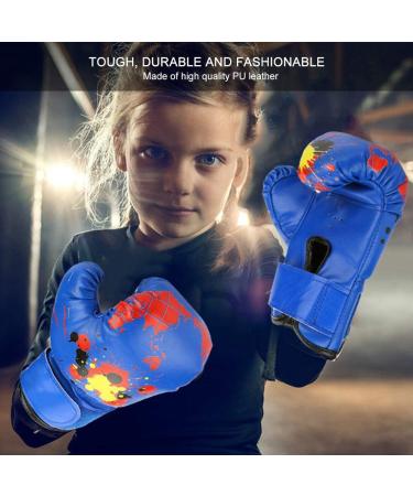Kids Boxing Gloves | Sparring & Training | Age 2-11 Years | Blue | PU Material - Buy Online on GoSupps.com