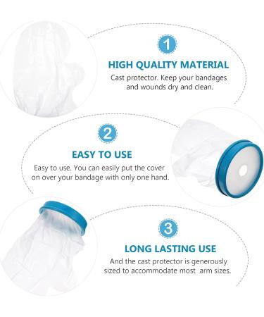 Buy HOMSFOU Heavy Duty Waterproof Hand Protection Cover for Injured Hands - Sky Blue | Durable & International Shipping Available - Buy Online on GoSupps.com