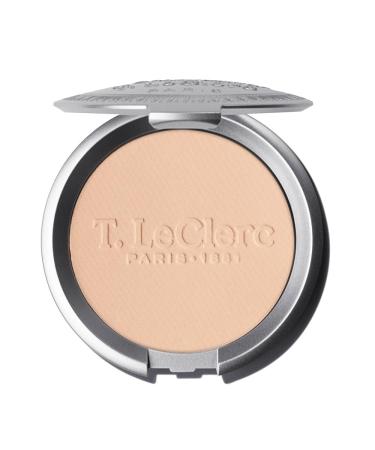 T. LeClerc T. LeClerc - Compact Rice Powder 06 Sand - Mattifying and Long-Lasting Setting Spray - 0% Talc - Reduces Blemishes - Vegan - Made in France - 9g