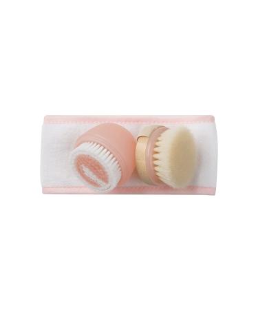 EcoTools Facial Cleanse & Prep Kit: Spa Headband, Cleansing Brush, Dry Brush - Eco-Friendly, Cruelty Free & Vegan - 3 Piece Set - Buy Online on GoSupps.com
