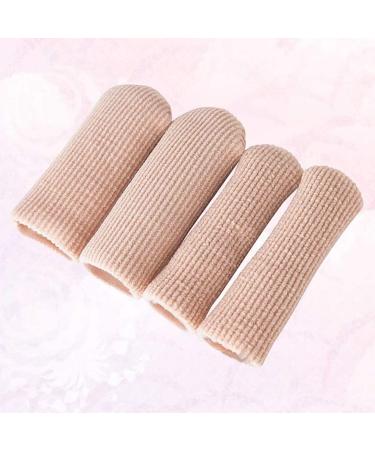 Slim Gel Toe Sleeves - 4pcs Silicone Toe Covers for Toe Protection, Comfort and Crack Prevention - Size S - Buy Online on GoSupps.com