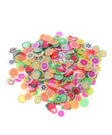 Ipetboom Book Ornament 3 Packs Clay Slices Nail Art Decoration Nail Art Slices Fruit Slices for Nail Art Manicure Book Ornaments