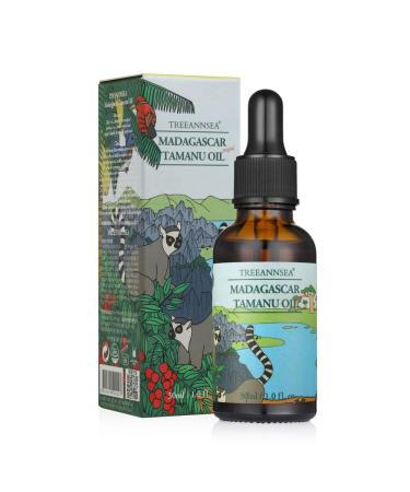 Madagascar Tamanu Oil 1.05 Fl.Oz / 30ml 100% Pure Cold Pressed Unrefined Virgin For Face Hair & Skin Care - Natural Moisturizer | Korean Skin Care Animal Testing Free