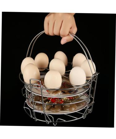 Zerodeko 1pc 304 Daily Life Gadget Eggs Steaming Eggs Superimposed Egg Steaming Rack Steamer Household - Buy Online on GoSupps.com