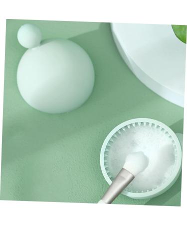 Angoily Cleanser of Makeup Brush Makeup Brush Scrubber Makeup Cleaner Protruding Ear Corrector Cleaning Scrubber Face Silicone Scrubber Face Cleaner Sucker Silicone Brush Silica Gel - Buy Online on GoSupps.com