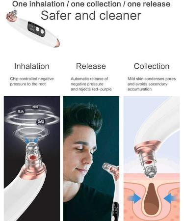 2022 Blackhead Remover Pore Vacuum | USB Rechargeable Acne & Whitehead Extractor for Women & Men - Buy Online on GoSupps.com