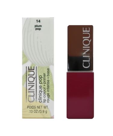Clinique Pop Lip Colour + Primer  No. 14 Plum Pop  0.13 Ounce