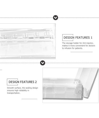 Light-proof Plastic Injection Case - Hospital Grade 2ml Injector Storage Box (2pcs) - Buy Online on GoSupps.com