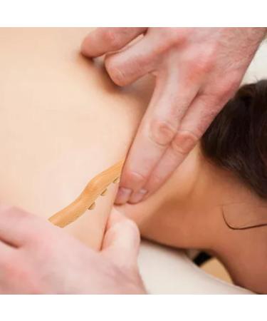 Natudeco Wooden Gua Sha Massage Tool for Muscle Relaxation | Acupuncture Therapy for Men & Women - Buy Online on GoSupps.com