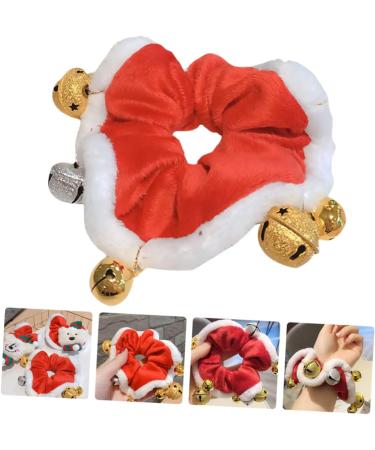 minkissy 1pc Christmas Hair Tie Santa Claus Ponytail Holder Xmas Hair Ropes Christmas Scrunchies Bobbles Scrunchies for Girls Decorative Rubber Band Miss Decorate Coral Fleece Cute - Buy Online on GoSupps.com