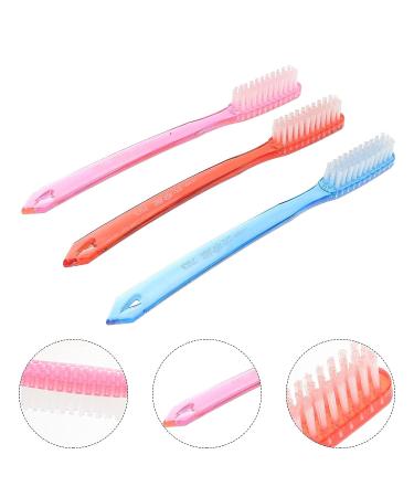 6pcs Premium Manual Hard Bristles Toothbrush for Adult Teeth Stain Cleaning - SUPVOX - Buy Online on GoSupps.com