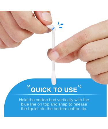 Mebak Sterile Saline Piercing Aftercare Swabs - 100pcs - Effective Cleaner for Ear, Nose, Belly, and Body Piercings - Buy Online on GoSupps.com