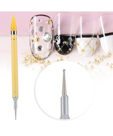 Buy Nail Punctuation Pen - Two-Sided Bonbon Colored Manicure Tool (Yellow) | International Shipping Available - Buy Online on GoSupps.com