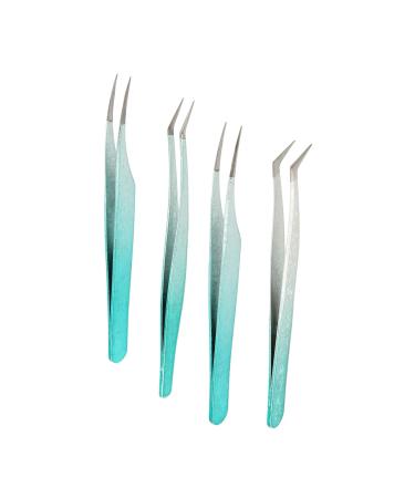 Fine Tip Tweezers Lightweight Wide Application Easy to Use Compact Multifunctional Tweezers for Beauty Salon