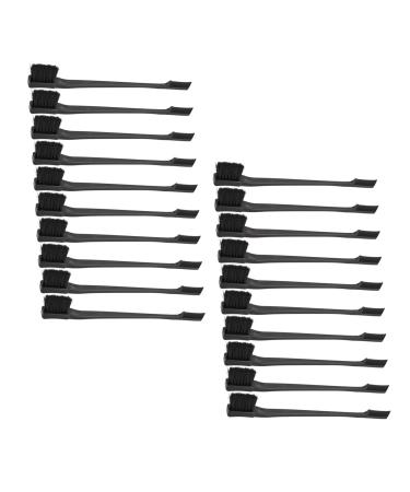 Sonew Eyebrow Comb 20PCS Ended Makeup Brushes ABS Material Hair Tint Applicator for Home and Beauty Salon