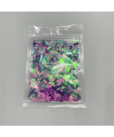 PrettyG 10g Pearl Iridescent Dinosaur Glitter Sequins - Perfect for Festival Makeup Nail Art & Craft Decoration - Buy Online on GoSupps.com