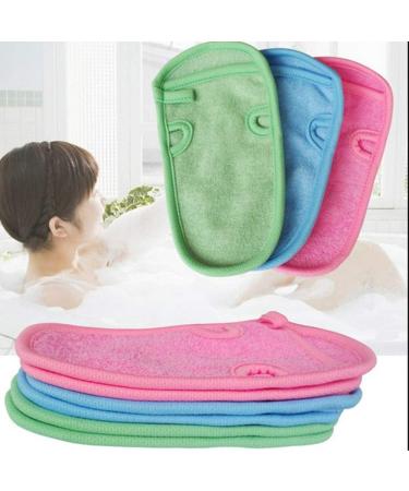 Lurrose Exfoliating Bath Gloves - Soft Bath Mitt for Adults, Men, Women, Kids - Back Scrubber and Shower Mitt for Gentle Exfoliation - Buy Online on GoSupps.com