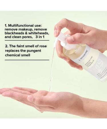 Lanthome Heartleaf Pore Control Cleansing Oil - 2 in 1 Makeup & Blackhead Remover | Skin Care Oil Cleanser for Face 3.51 fl oz (100mL) - International Shipping Available - Buy Online on GoSupps.com
