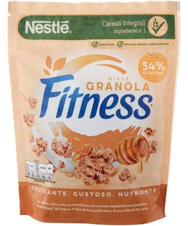 Nestl Granola Miele Granola Crunchy Cereals with Whole Grains Oats and Honey 12 x 300g Bags + Polpa Italian Gourmet 400g - Buy Online on GoSupps.com