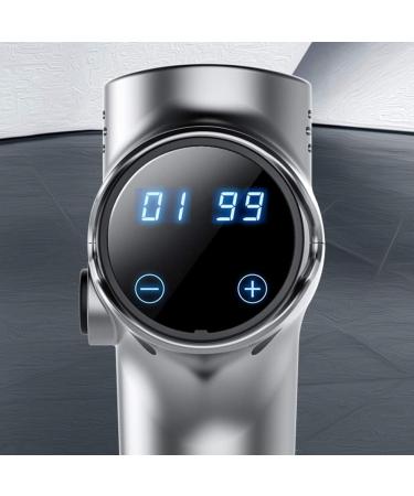 Fascia Gun - Deep Tissue Muscle Relaxant Massage Device | Full Body Meridian Gun in Blue Black Silver & Red - Effective Fitness Recovery - Buy Online on GoSupps.com