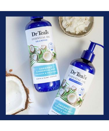 Buy Dr Teal's Coconut & Essential Oils Conditioner - 16 Fl Oz | International Shipping Available - Buy Online on GoSupps.com