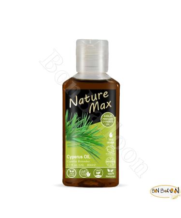 bonballoon Nature Max Cyperus Oil Natural Cold Pressed Undiluted Premium Pure For Skin Care Halal (1 Pack 2.70 oz / 80 ml)  - Buy Online on GoSupps.com