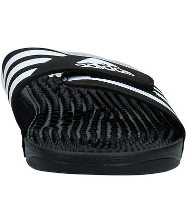 Adidas Adissage Slides Sandal - Unisex | Black/White | Size 11W/10M - Buy Online on GoSupps.com