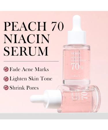 Hsypti Niacinamide Peach 70 Serum 30 ml hyaluron antiwrinkle facial serum moisturizing facial serum for face skin care - Buy Online on GoSupps.com