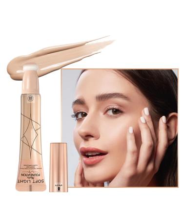 Moisturizing Matte Liquid Foundation Beauty Wand - Full Coverage Lightweight Makeup for Dry Skin - Waterproof and Natural Finish - Buy Online on GoSupps.com