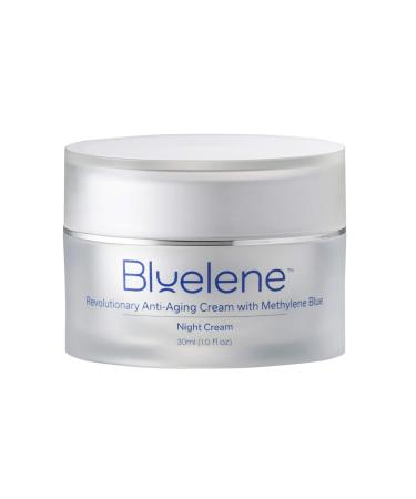 Bluelene Anti Aging Night Cream  Revolutionary Anti Wrinkle Face Cream with Methylene Blue (30 ml)