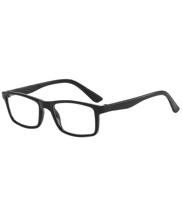 Suertree Reading Glasses Spring Hinge Computer Glasses Square Presbyopic Reader Glasses Aided Eyelasses Unisex 1.0 KS9801 +1.00 Magnification 1 Pc Reading Glasses Black 9801
