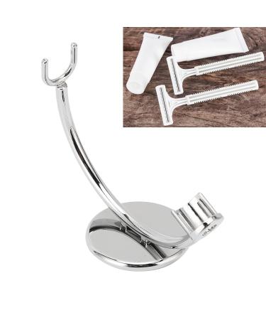Premium Stainless Steel Shaving Stand | Durable Brush Holder for Shower | International Shipping Available - Buy Online on GoSupps.com