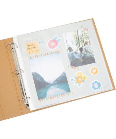 50-Pack 12x12 Scrapbook Refill Pages Protective Sleeves - Durable Clear Plastic Page Protectors (0.16mm Thick) - Bulk Pack - Buy Online on GoSupps.com