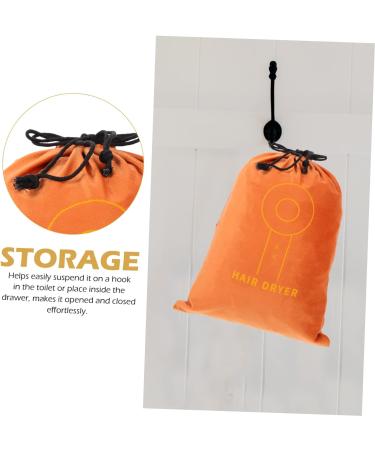 MAGICLULU 4pcs Hair Dryer Storage Bag Travel Hairdryer Hair Dryer Organizer Handbag Organizer Inserts Hair Blower Bag Anti-Scratch Bag Shopping Bag Organizer Flannel Suede Drawstring Manager - Buy Online on GoSupps.com