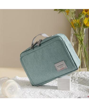 Sunveno Waterproof Diaper Bag - Stylish & Functional Pocket Diaper Bag for Travel - Pure Green (1 Pack) - Buy Online on GoSupps.com