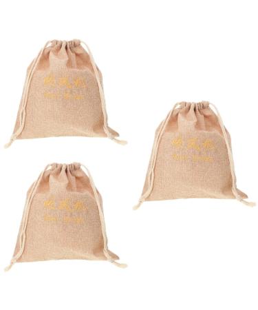 FOMIYES 3pcs Hair Dryer Storage Bag Hair Tools Travel Bag Guest Bathroom Essentials Hairdryer Pouch Fabric 29.50X25.50X1.00CMx3pcs Light Yellowx3pcs