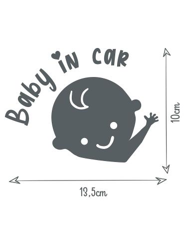 Baby On Board Sticker | P007 - 14cm x 10cm Vinyl Auto Sticker for Boys - Safe Travel Car Decal - Buy Online on GoSupps.com