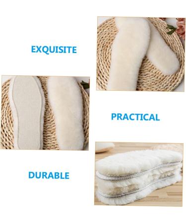 FOMIYES 4 Pairs Wool Insoles - Warm Comfort for Shoes & Boots | Fleece Shoe Inserts for Winter - Buy Online on GoSupps.com