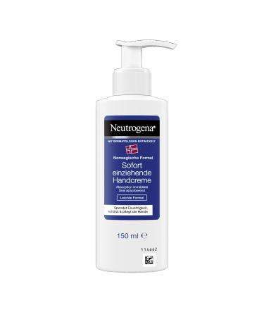 Neutrogena Norwegian Formula - Instant Absorbent Hand Cream (150ml) - Lightweight, non-greasy moisturizing cream - Moisturizes and nourishes - For soft and supple hands