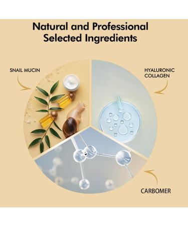 Snail Repair Essence - Snail Mucin Power Repairing Essence - Hydrating Serum for Face - Hydrating Hyaluronic Acid Serum with Snail Secretion Filtrate for Dull and Damaged Skin 30ml - Buy Online on GoSupps.com