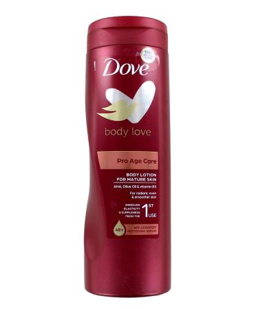 Dove Body Lotion/Nourishing Body Care - Pro Age - for mature skin - Pack of 6 (6 x 400ml)