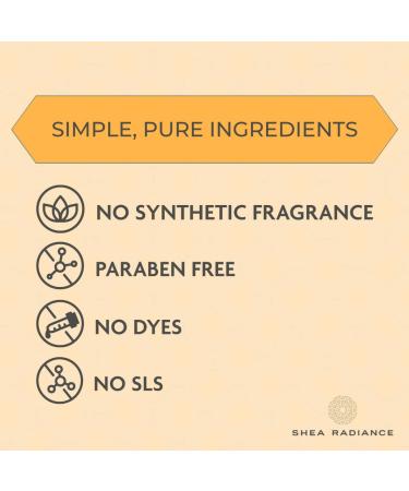 Shea Radiance Moisture Rich Hair Butter - Unrefined Fair-Trade Shea Butter & Healing Essential Oils | 4oz - Best for Soft Nourished Hair - Buy Online on GoSupps.com